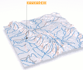 3d view of Kawkareik