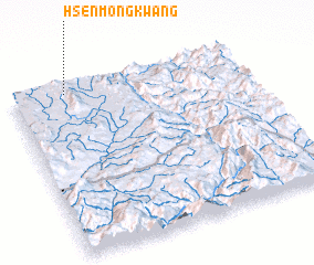 3d view of Hsen Möng Kwang