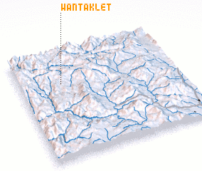 3d view of Wān Taklet