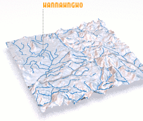 3d view of Wān Nawngwo