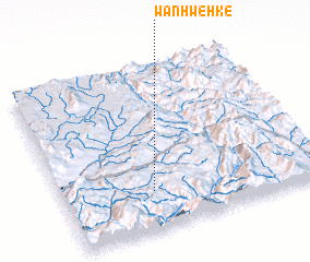 3d view of Wān Hwè-hke