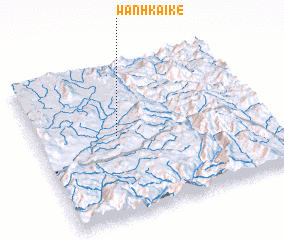 3d view of Wān Hkai-ke