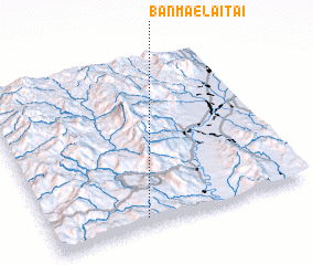 3d view of Ban Mae Lai Tai