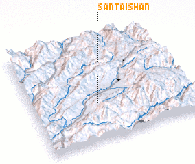 3d view of Santaishan