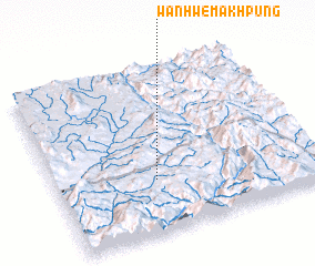 3d view of Wān Hwè-makhpung