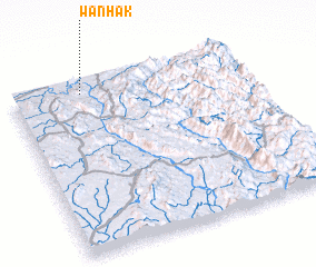 3d view of Wān Hak