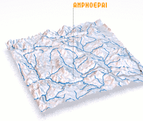 3d view of Amphoe Pai