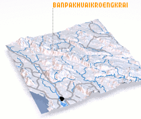 3d view of Ban Pak Huai Kroeng Krai