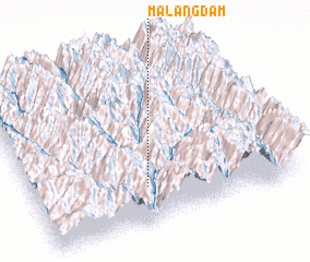 3d view of Malangdām