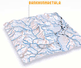 3d view of Ban Khun Mae Tala