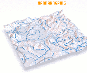 3d view of Mān Nawngping