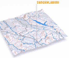 3d view of Sangkhla Buri