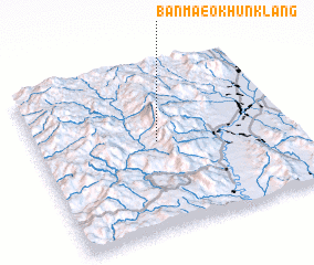 3d view of Ban Maeo Khun Klang