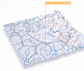 3d view of Wān Hwè-hpüng