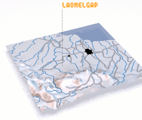 3d view of Laomelgap