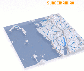 3d view of Sungēi Makhao