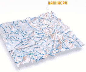 3d view of Wān Hwè-pu