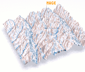 3d view of Māge