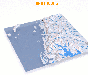 3d view of Kawthoung