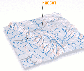 3d view of Mae Sot