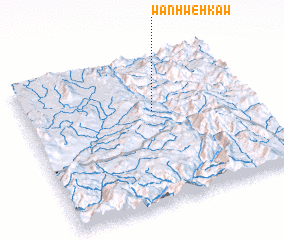 3d view of Wān Hwè-hkaw