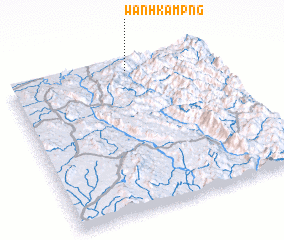 3d view of Wān Hkampng