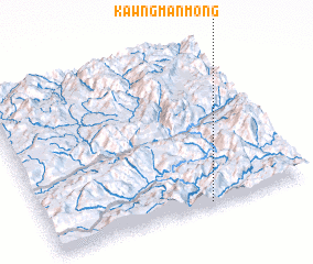 3d view of Kawng Mān Möng