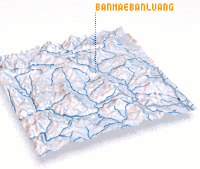 3d view of Ban Mae Ban Luang