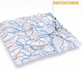 3d view of Ban Sop Chaem