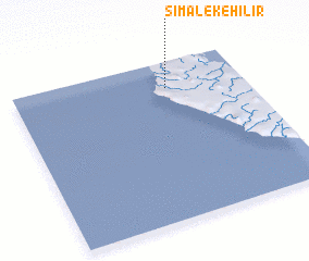 3d view of Simaleke-hilir