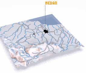 3d view of Medan