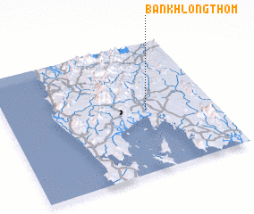 3d view of Ban Khlong Thom