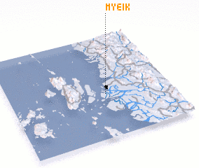 3d view of Myeik