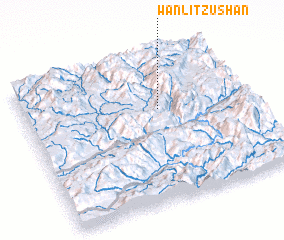 3d view of Wān Li-tzu-shan