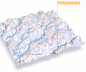 3d view of Fengshuipo