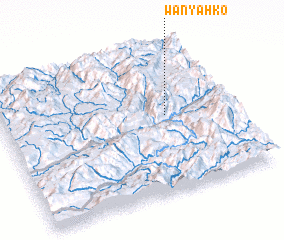 3d view of Wān Ya-hko