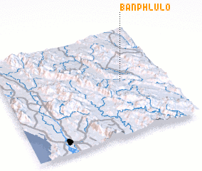 3d view of Ban Phlu Lo