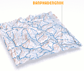 3d view of Ban Pha Deng Nok