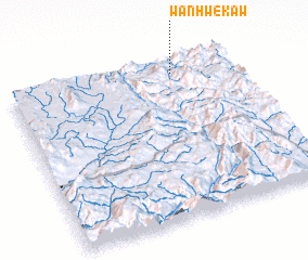 3d view of Wān Hwè-kaw