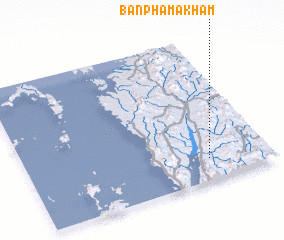 3d view of Ban Phama Kham