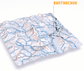 3d view of Ban Tha Chok