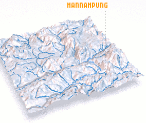 3d view of Mān Nampung