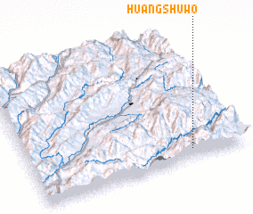 3d view of Huangshuwo