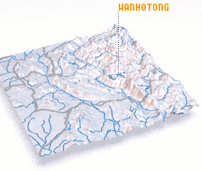 3d view of Wān Ho-töng