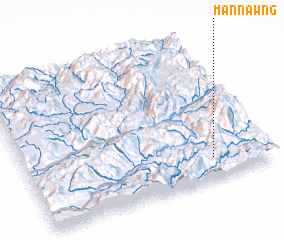 3d view of Mān Nawng