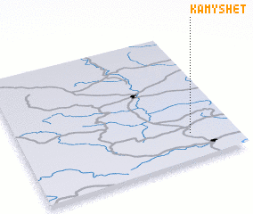 3d view of Kamyshet