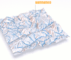 3d view of Wān Nanko