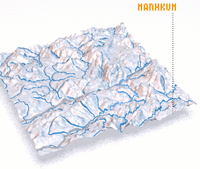 3d view of Mān Hkum