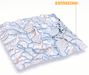 3d view of Ban Mae I Hai