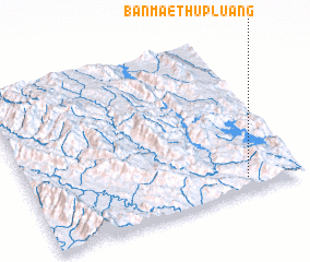 3d view of Ban Mae Thup Luang